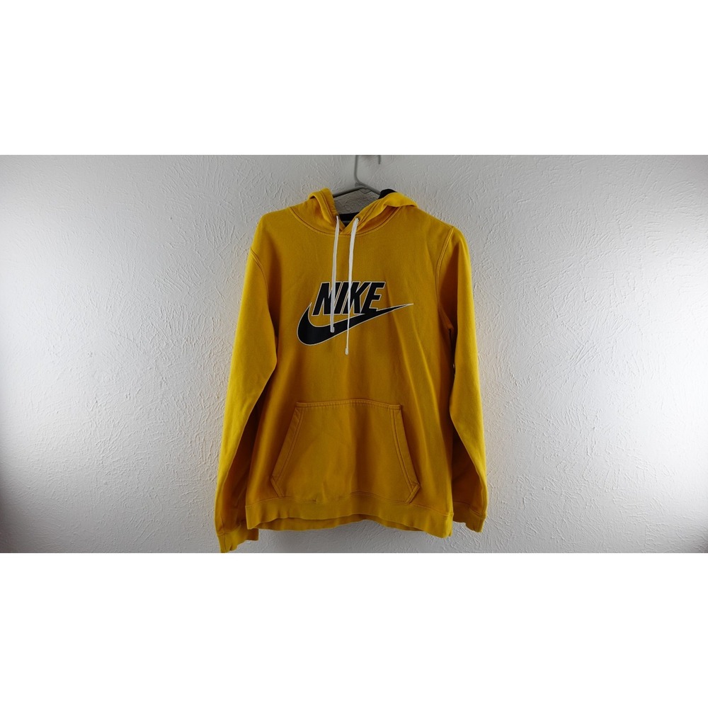 Men size S Hoodie Nike Logo Hoodie Big Mustard Color Old Clothes LTD Collection